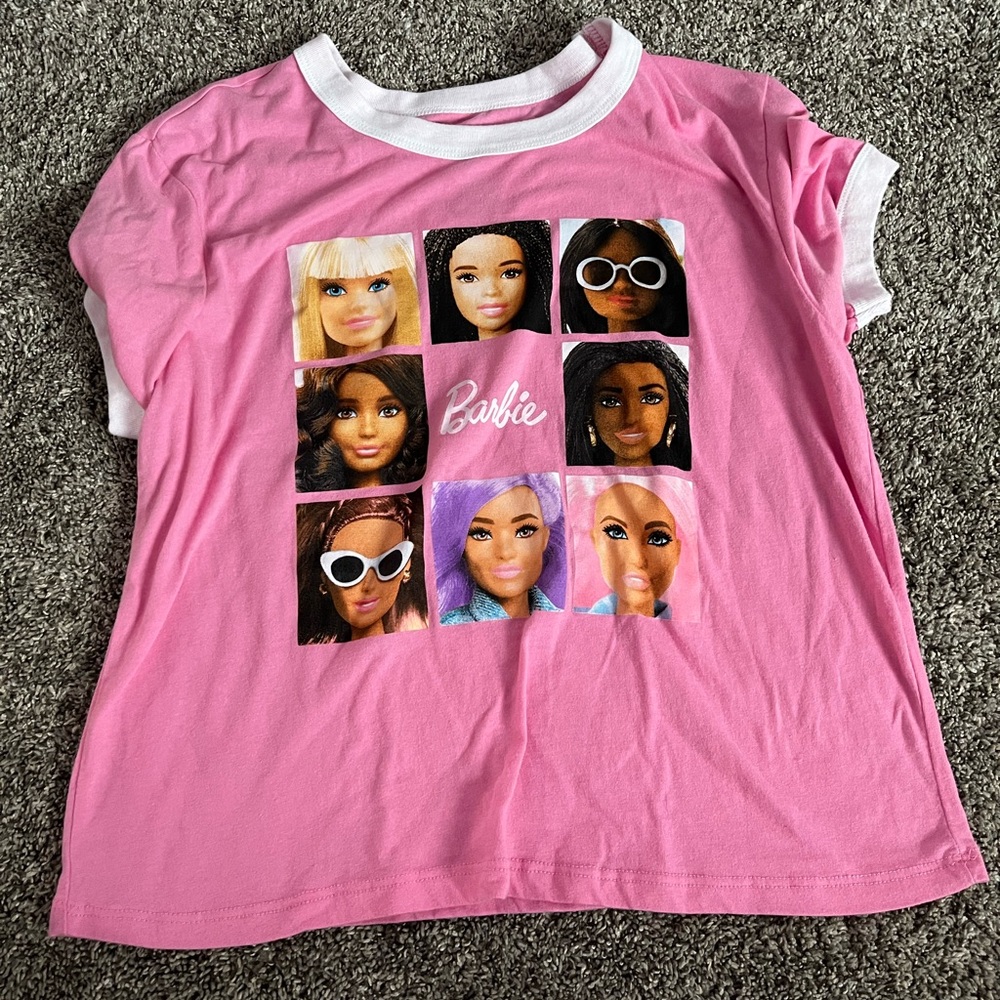 Barbie Kids Pink Graphic T-Shirt
